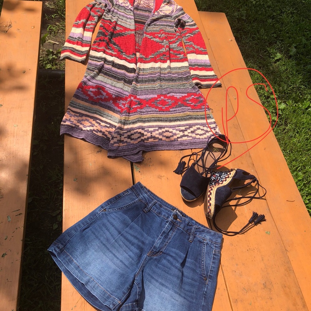 Colorful Striped Cardigan